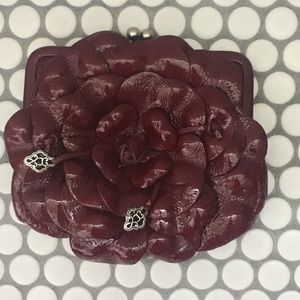 Retired Brighton Rosalie red mini cross-body bag